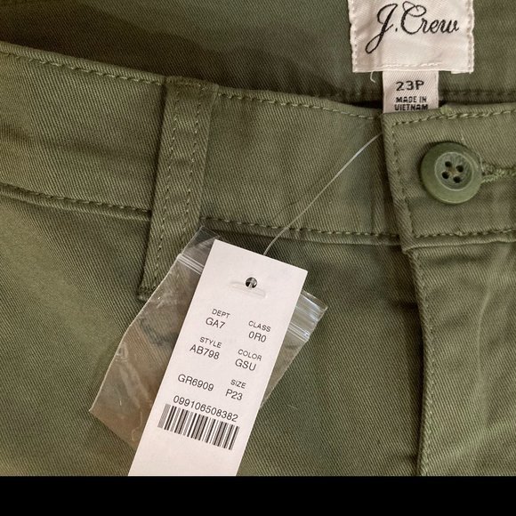 J. Crew Petite vintage slim-straight stretch chino pant - Picture 4 of 4